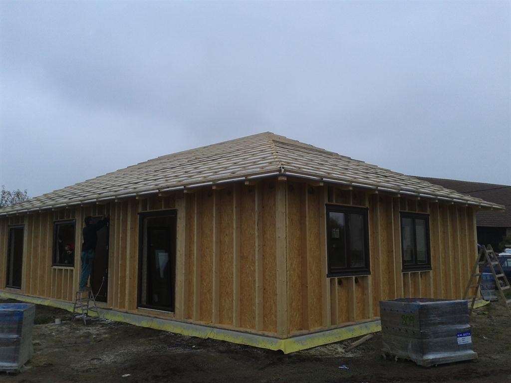 Dřevostavba – výstavba střechy na klíč