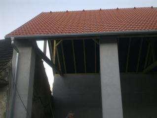 Nová střecha s nosnými lilíři